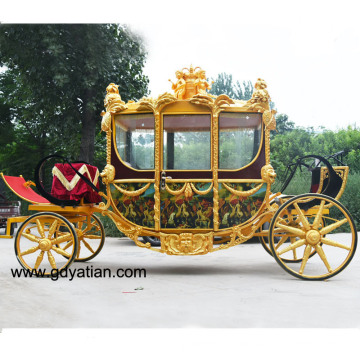 Manufacturer of Royal Horse Carriage Wedding Horse Wagon on Sale